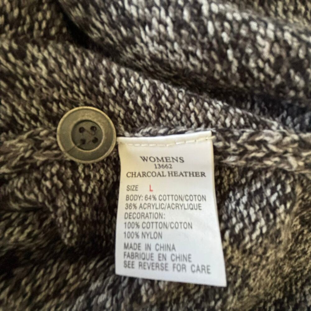 Woolrich Vintage 90's Nordic Fair Isle Ski Cardigan Woman's L Sweater Womens - Picture 5 of 8
